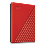 WD My Passport External Hard Drive, 2 Tb, Usb 3.2, Red freeshipping - TVN Wholesale