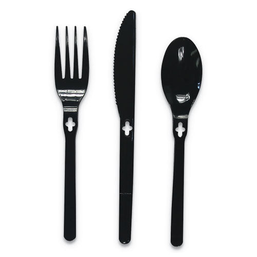 WeGo Fork Wego Polystyrene, Fork, Black, 1000-carton freeshipping - TVN Wholesale