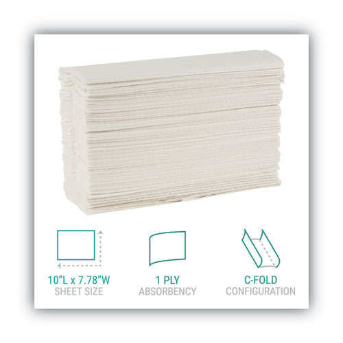 Windsoft® C-fold Paper Towels, 1 Ply, 10.2 X 13.25, White, 200-pack, 12 Packs-carton freeshipping - TVN Wholesale