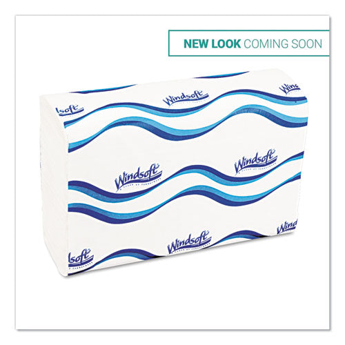 Windsoft® Multifold Paper Towels, 1 Ply, White, 9.25 X 9.5, 250-pack, 16 Packs-carton freeshipping - TVN Wholesale