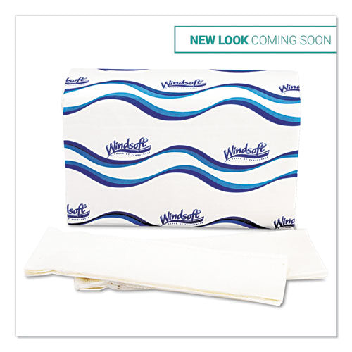 Windsoft® Multifold Paper Towels, 1 Ply, White, 9.25 X 9.5, 250-pack, 16 Packs-carton freeshipping - TVN Wholesale
