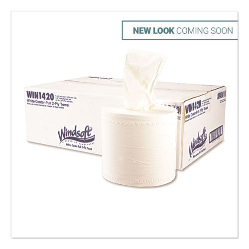 Windsoft® Center-flow Perforated Paper Towel Roll, 8 X 13.5, White, 6 Rolls-carton freeshipping - TVN Wholesale