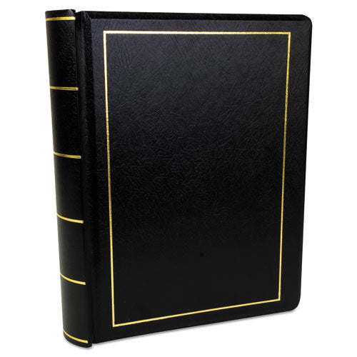 Wilson Jones® Looseleaf Corporation Minute Book, 1 Subject, Unruled, Black-gold Cover, 11 X 8.5, 250 Sheets freeshipping - TVN Wholesale