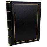 Wilson Jones® Looseleaf Corporation Minute Book, 1 Subject, Unruled, Black-gold Cover, 11 X 8.5, 250 Sheets freeshipping - TVN Wholesale
