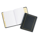 Wilson Jones® Looseleaf Corporation Minute Book, 1 Subject, Unruled, Black-gold Cover, 11 X 8.5, 250 Sheets freeshipping - TVN Wholesale