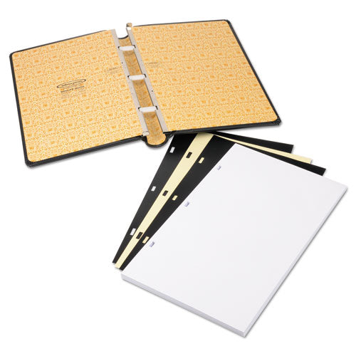 Wilson Jones® Looseleaf Corporation Minute Book, 1 Subject, Unruled, Black-gold Cover, 14 X 8.5, 250 Sheets freeshipping - TVN Wholesale