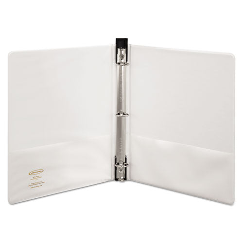Wilson Jones® Hanging Dubllock Round Ring Binder, 3 Rings, 1" Capacity, 11 X 8.5, White freeshipping - TVN Wholesale