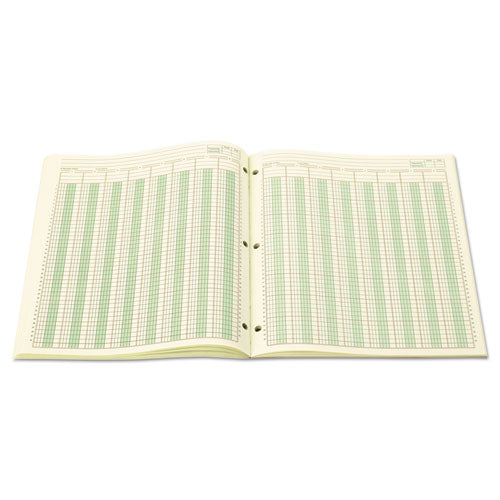 Wilson Jones® Accounting Pad, (8) 6-unit Columns, 8.5 X 11, Light Green, 50-sheet Pad freeshipping - TVN Wholesale