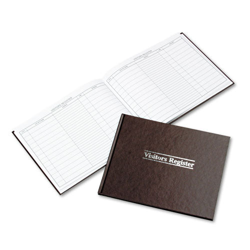 Wilson Jones® Visitor Register Book, 5 Column Format, Red Cover, 10.5 X 8.5 Sheets, 112 Sheets-book freeshipping - TVN Wholesale