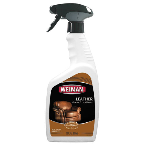 WEIMAN® Leather Cleaner And Conditioner, Floral Scent, 22 Oz Trigger Spray Bottle, 6-ct freeshipping - TVN Wholesale