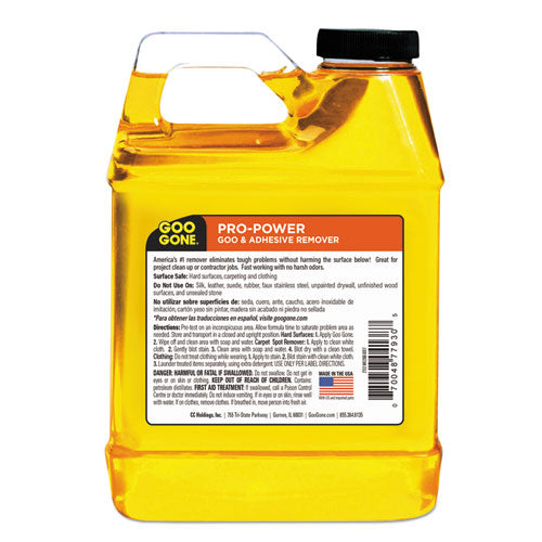 Goo Gone® Pro-power Cleaner, Citrus Scent, 1 Qt Bottle freeshipping - TVN Wholesale