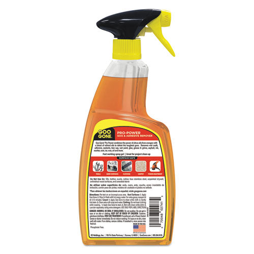 Goo Gone® Pro-power Cleaner, Citrus Scent, 24 Oz Spray Bottle, 4-carton freeshipping - TVN Wholesale