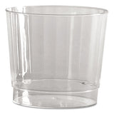 WNA Classic Crystal Plastic Tumblers, 12 Oz, Clear, Fluted, Tall, 20 Pack, 12 Packs-carton freeshipping - TVN Wholesale