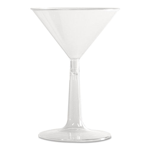 WNA Comet Plastic Champagne Glasses, 4 Oz, Clear, Two-piece Construction, 25-pack, 20 Packs-carton freeshipping - TVN Wholesale