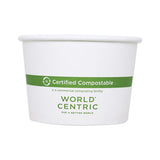 World Centric® Paper Bowls, 16 Oz, 4.4" Diameter X 3"h, White, 500-carton freeshipping - TVN Wholesale