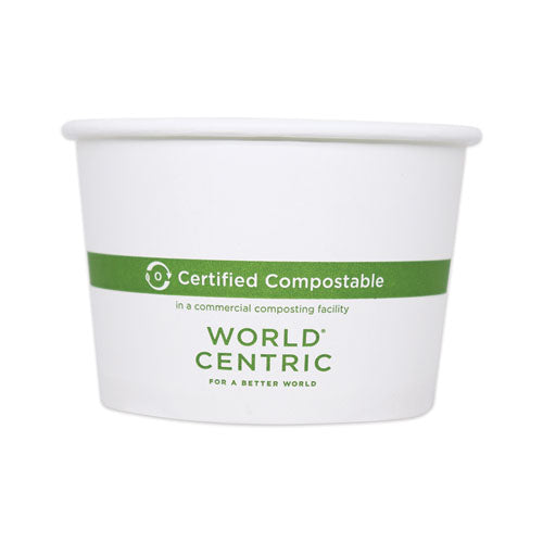 World Centric® Paper Bowls, 24 Oz, 4.4" Diameter X 4.4"h, White, 500-carton freeshipping - TVN Wholesale