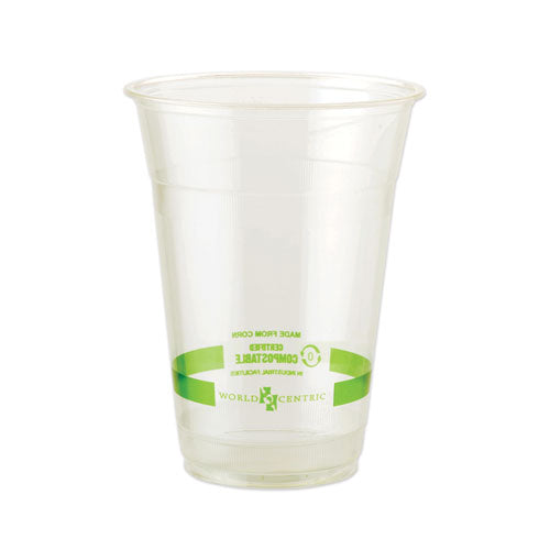 World Centric® Pla Clear Cold Cups, 16 Oz, Clear, 1,000-carton freeshipping - TVN Wholesale