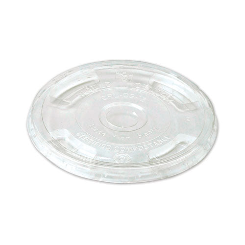 World Centric® Pla Clear Cold Cup Lids, Flat Lid, Fits 9 Oz To 24 Oz Cups, 1,000-carton freeshipping - TVN Wholesale