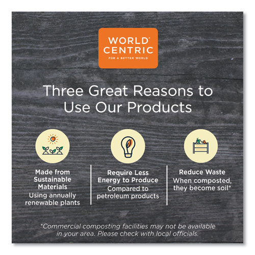 World Centric® Pla Lids For Fiber Cups, 2.6" Diameter X 0.3"h, Clear, 2,000-carton freeshipping - TVN Wholesale