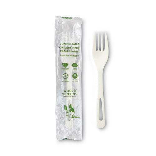 World Centric® Tpla Compostable Cutlery, Fork, 6.3", White, 750-carton freeshipping - TVN Wholesale