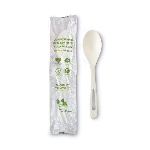 World Centric® Tpla Compostable Cutlery, Spoon, 6", White, 750-carton freeshipping - TVN Wholesale