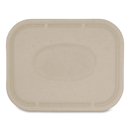 World Centric® Fiber Lids For Fiber Containers, 7.8 X 10.1 X 0.5, Natural, 400-carton freeshipping - TVN Wholesale