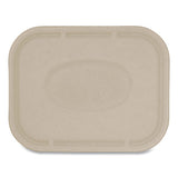 World Centric® Fiber Lids For Fiber Containers, 7.8 X 10.1 X 0.5, Natural, 400-carton freeshipping - TVN Wholesale