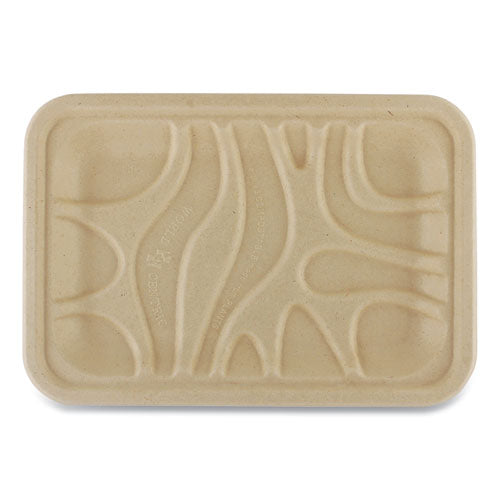 World Centric® Fiber Trays, Pla Lined, Pfas Free, 1-compartment, 9.1 X 7.1 X 0.7, Natural, 500-carton freeshipping - TVN Wholesale