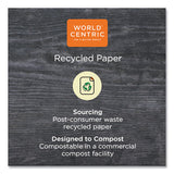 World Centric® 100 Percent Pcw Recycled Paper Towels, 1-ply, 9 X 9, Natural, 250-pack, 16 Packs-carton freeshipping - TVN Wholesale