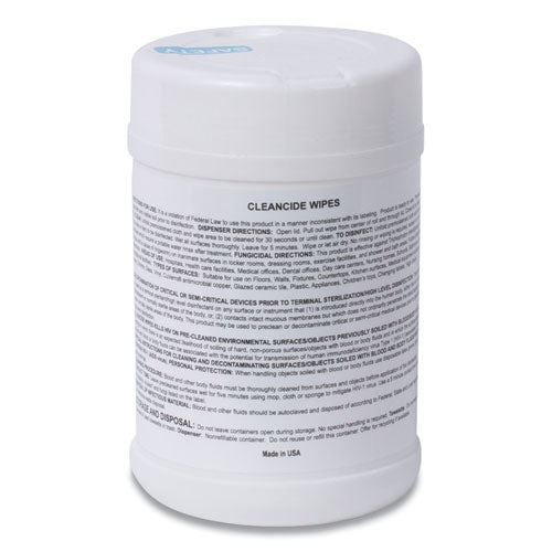 Wexford Labs Cleancide Disinfecting Wipes, Fresh Scent, 6.5 X 6, 160-canister, 12 Canisters-carton freeshipping - TVN Wholesale