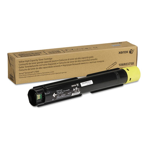 Xerox® 106r03758 High-yield Toner, 10,100 Page-yield, Yellow freeshipping - TVN Wholesale