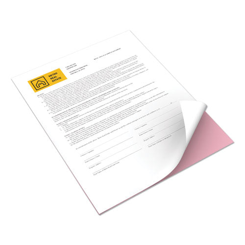 xerox™ Revolution Digital Carbonless Paper, 2-part, 8.5 X 11, Pink-white, 5, 000-carton freeshipping - TVN Wholesale