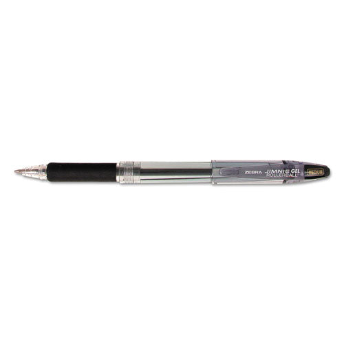 Zebra® Jimnie Gel Pen Value Pack, Stick, Medium 0.7 Mm, Black Ink, Smoke Barrel, 24-box freeshipping - TVN Wholesale