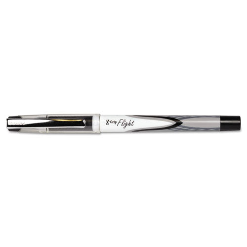Zebra® Z-grip Flight Ballpoint Pen, Stick, Bold 1.2 Mm, Black Ink, White-black Fashion Accents Barrel, Dozen freeshipping - TVN Wholesale