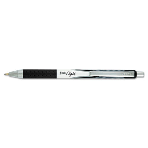 Zebra® Z-grip Flight Ballpoint Pen, Retractable, Bold 1.2 Mm, Black Ink, White Barrel, Dozen freeshipping - TVN Wholesale