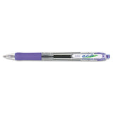 Eco Jimnie Clip Ballpoint Pen, Retractable, Medium 1 Mm, Blue Ink, Translucent Blue Barrel, Dozen