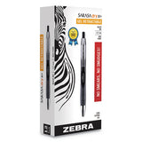 Zebra® Sarasa Dry Gel X30 Gel Pen, Retractable, Medium 0.7 Mm, Black Ink, Black Barrel, Dozen freeshipping - TVN Wholesale