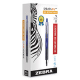 Zebra® Sarasa Dry Gel X30 Gel Pen, Retractable, Medium 0.7 Mm, Blue Ink, Blue Barrel, Dozen freeshipping - TVN Wholesale