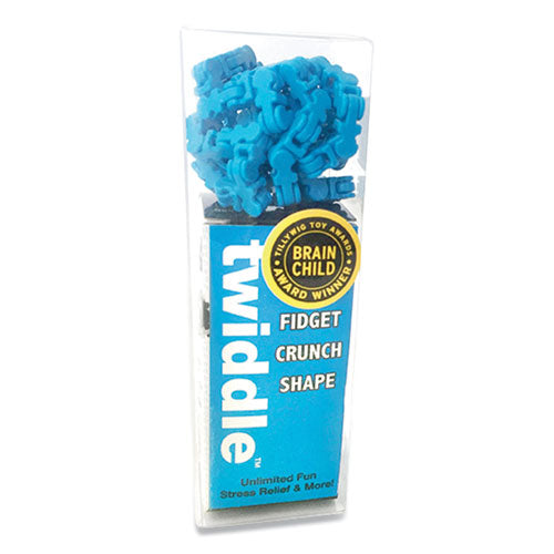 Zorbitz Twiddle Fidget Crunch Shape, Blue, Ages 5 And Up freeshipping - TVN Wholesale