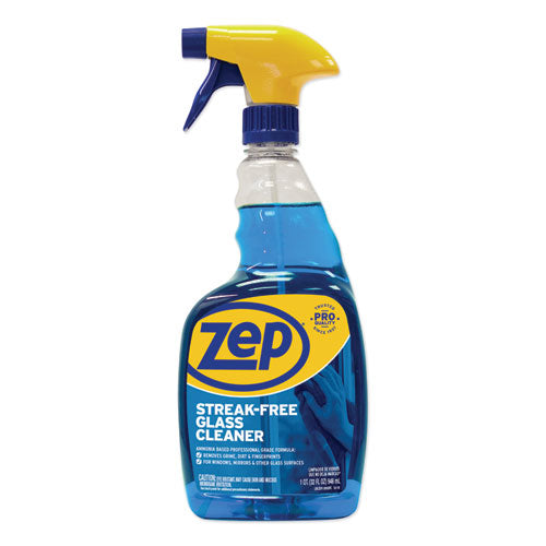 Zep Commercial® Streak-free Glass Cleaner, Pleasant Scent, 32 Oz Spray Bottle, 12-carton freeshipping - TVN Wholesale