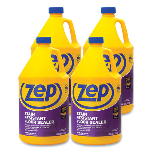Zep Commercial® Stain Resistant Floor Sealer, Unscented, 1 Gal, 4-carton freeshipping - TVN Wholesale