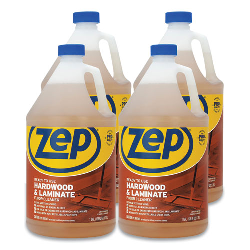 Zep Commercial® Hardwood And Laminate Cleaner, Fresh Scent, 1 Gal, 4-carton freeshipping - TVN Wholesale