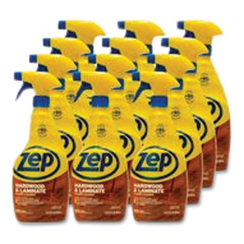 Zep Commercial® Hardwood And Laminate Cleaner, 32 Oz Spray Bottle, 12-carton freeshipping - TVN Wholesale