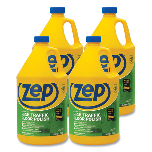 Zep Commercial® High Traffic Floor Polish, 1 Gal, 4-carton freeshipping - TVN Wholesale