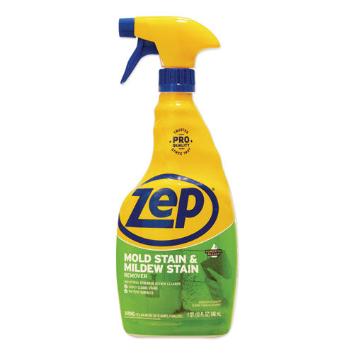 Zep Commercial® Mold Stain And Mildew Stain Remover, 32 Oz Spray Bottle freeshipping - TVN Wholesale