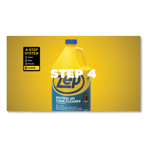 Zep Commercial® Neutral Floor Cleaner, Fresh Scent, 1 Gal, 4-carton freeshipping - TVN Wholesale