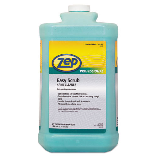 Zep Professional® Industrial Hand Cleaner, Easy Scrub, Lemon, 1 Gal Bottle With Pump, 4-carton freeshipping - TVN Wholesale