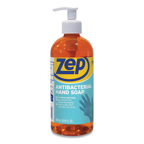 Zep® Antibacterial Hand Soap, Floral, 16.9 Oz Bottle, 12-carton freeshipping - TVN Wholesale