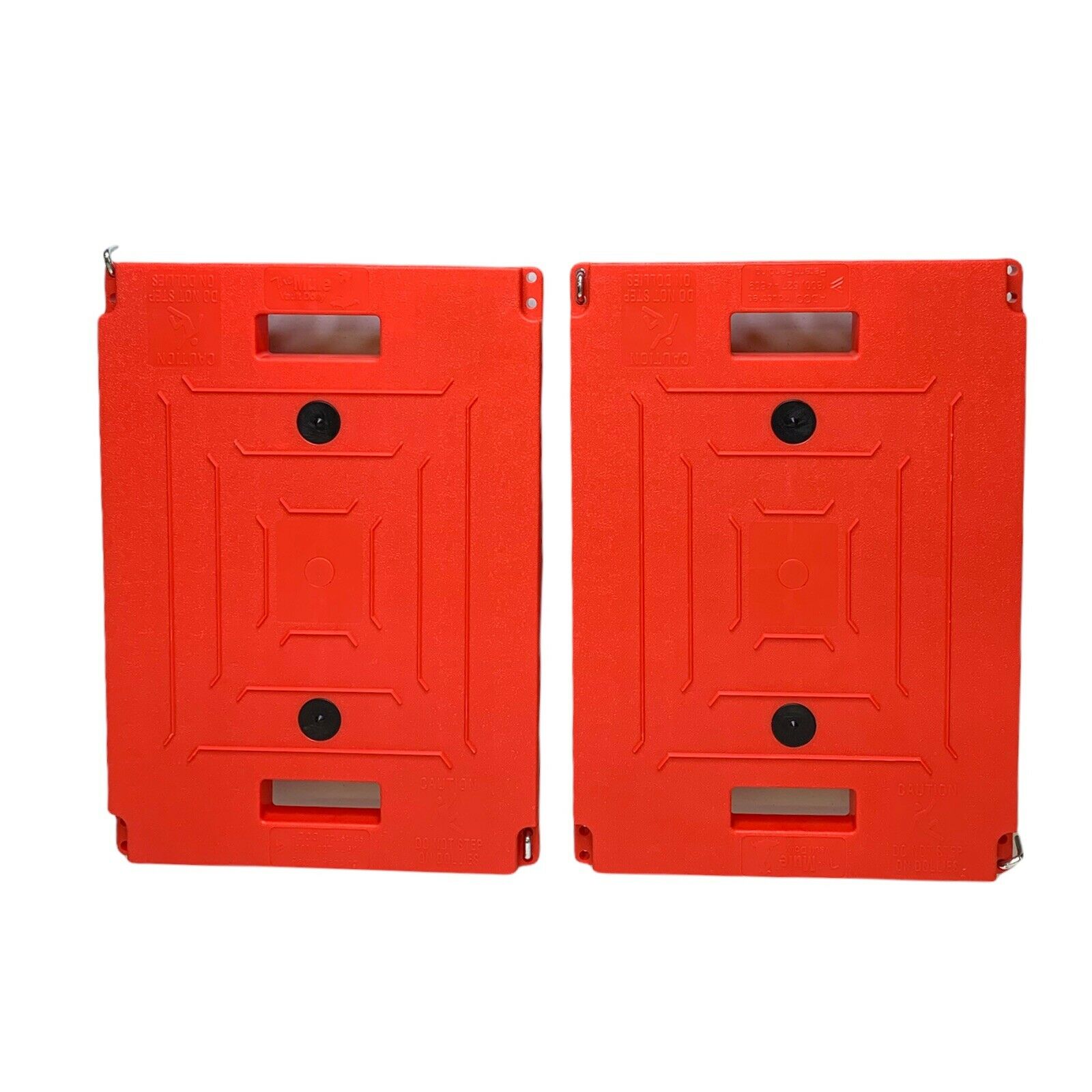 Mule Dollies, 500 Lb Capacity, 17.75" X 12.75" X 3.375", Red, 2-pack