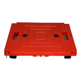 Mule Dollies, 500 Lb Capacity, 17.75" X 12.75" X 3.375", Red, 2-pack
